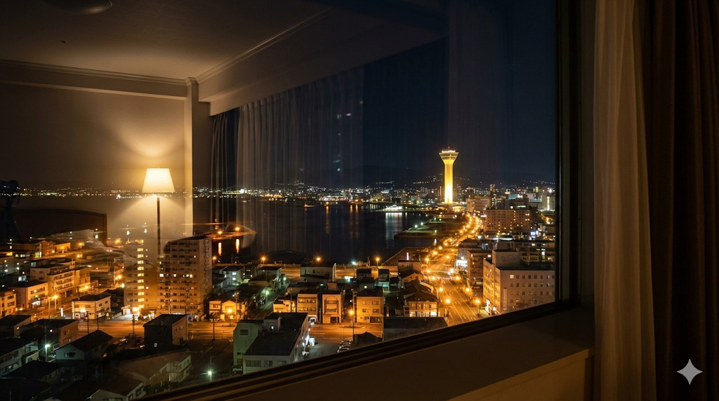 函館ホテル夜景